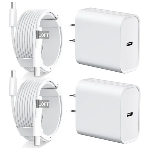 Vista 13 de Cargador para teléfono 15, bloque de carga rápida USB C de 20 W y cable de tipo C a tipo C de 3 pies para teléfono 15/15 Pro/15 Pro Max/15 Plus, Pad