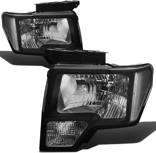 Vista 8 de Auto Dynasty Conjunto de faros delanteros compatible con Ford F150 2009, 2010, 2011, 2012, 2013, 2014, 12ª generación, repuesto de faros con luces