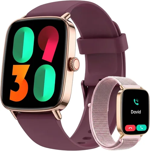 Vista 10 de ENOMIR Reloj inteligente para mujer, color negro
