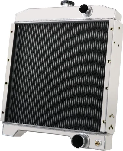 Vista 2 de A172038 Aluminio 3Row Radiador Fit Case 580 580k Serie I II III Super K Retroexcavadora Radiador de Repuesto para Caso 580 580k Serie I II, III