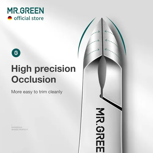 Vista 3 de MR.GREEN Tijeras para Cutículas y Manicura Tijeras de Cutículas y Recortadores Eliminador de Piel Muerta Cortadores de Acero Inoxidable Herramienta