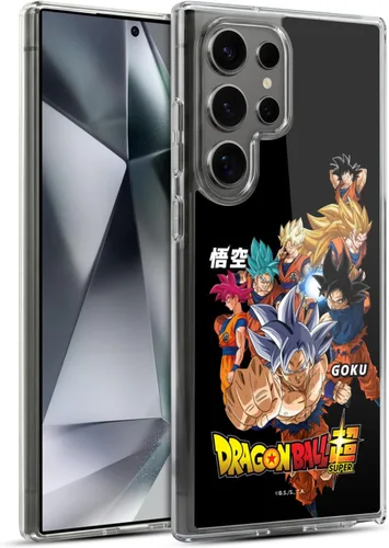Vista 274 de Head Case Designs Funda de gel con licencia oficial de Dragon Ball Super Group Future Trunks Arc Characters [protección de grado militar] compatible