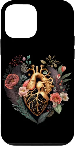 Vista 16 de Anatomical Heart and Flowers for Your Love Case for iPhone 17