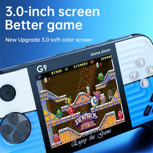 Vista 4 de Mini videojuegos retro portátiles de mano, consola de juegos de mano con juegos clásicos de FC, pantalla a color de 3.0", regalo de cumpleaños