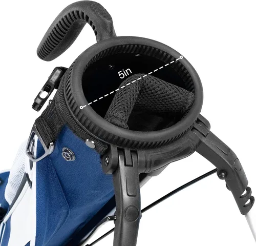 Vista 2 de Bolsa de golf ligera con soporte para transportar – Bolsa de golf fácil de llevar y duradera para Pitch n Putt para el campo de práctica, Par 3