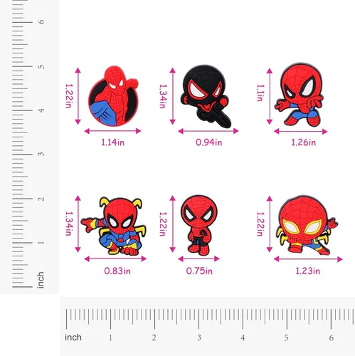 Vista 4 de Dijes de PVC para sandalias de cocodrilo, pulsera, decoración encantadores dijes de dinosaurio, recuerdos de fiesta para niños, niñas, hombres