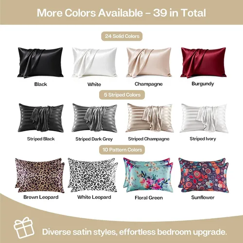 Vista 26 de MR&HM - Funda de almohada de satén