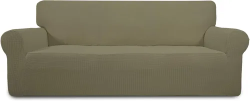 Vista 90 de Easy-Going - Funda elástica sobredimensionada para sofá, 1 pieza, protector muebles, suave, parte inferior elástica, para niños, tela jacquard