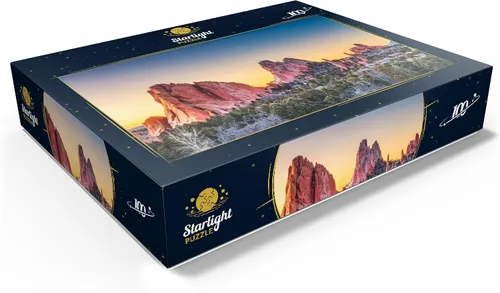 Vista 3 de MyPuzzle Garden of The Gods, Colorado Springs, Colorado, Estados Unidos, rompecabezas prémium de 100 piezas para adultos