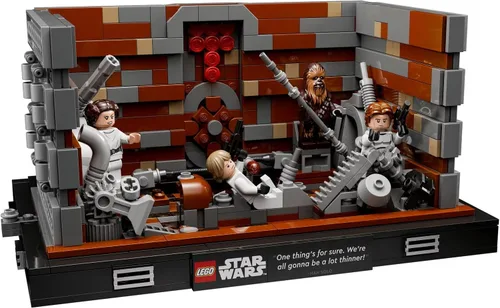Vista 4 de LEGO Star Wars Death Star - Compactador de basura Diorama 75339 Kit de construcción (802 piezas)