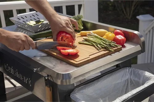Vista 9 de Cuisinart CPT-194 Mesa de preparación de parrilla de acero inoxidable para exteriores