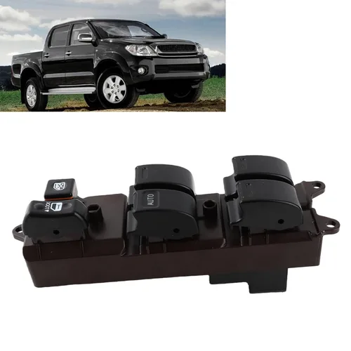 Vista 5 de Interruptor de ventana, interruptor de ventana principal de energía eléctrica para (Fortuner) 2004-2015 84820-0K100