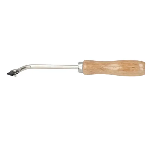 Vista 5 de Groover Beech, cuchillo ranurado de madera de acero para ranurado de madera para piso de plástico de PVC, cuarto de luna plana con moldura