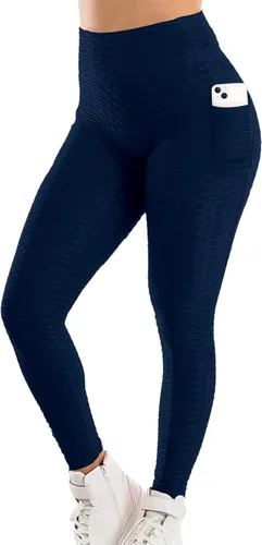 Vista 125 de SEASUM - Pantalones de yoga de cintura alta para mujer, con control de abdomen y realce de glúteos, leggings favorecedores para entrenar y correr