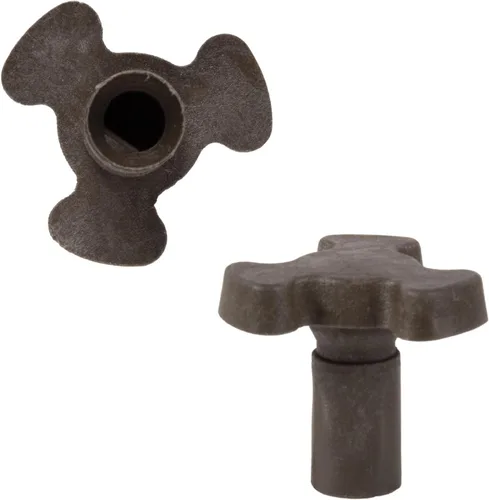Vista 8 de 2 piezas de acoplador giratorio de microondas, 0.59 pulgadas (0.591 in) para horno de microondas, guía de rodillo, soporte de bandeja de vidrio
