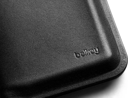 Vista 6 de Bellroy Apex - Cartera delgada de cuero plegable delgada, protección RFID), Raven