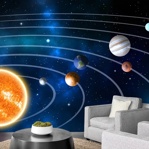 Vista 31 de NWT Calcomanía removible para pared, diseño de nube galáctica, estrella, nebulosa, fantasía, ciencia ficción, astronomía y arte espacial, arte