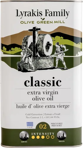 Vista 9 de Lyrakis Family Aceite de Oliva 16.9 fl oz – Virgen Extra Griega, Primera Primera Prensado en Frío, Alto Polifenoles, Aceitunas seleccionadas a mano