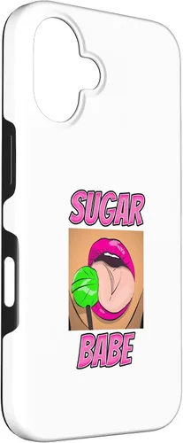 Vista 3 de Sugar Babe Sexy Woman Lick Lollipop Cartoon Comic hot Fun Case for iPhone 16