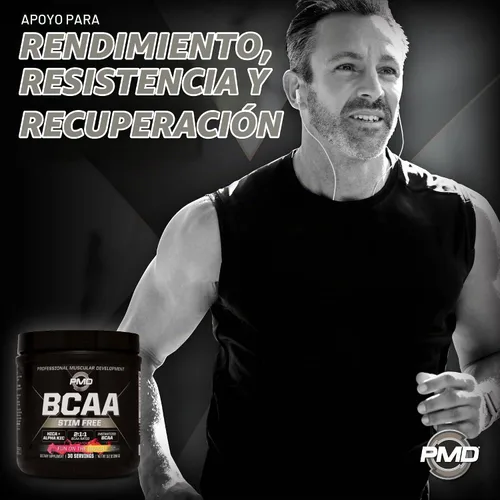 Vista 3 de PMD Sports BCAA Stim-Free Fun On The Beach Flavor - 30 porciones Diversión en la playa