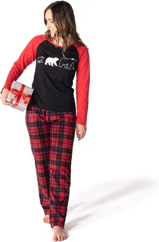 Vista 4 de JumpOff Jo - Matching Family, Mens, Womens, Kids, Infant Pajamas Set, Sizes Infant-Adult 2XL, Bear, Christmas Designs