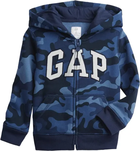Vista 5 de GAP - Sudadera con capucha y cremallera completa para bebés varones, con logotipo de Playtime Favorites