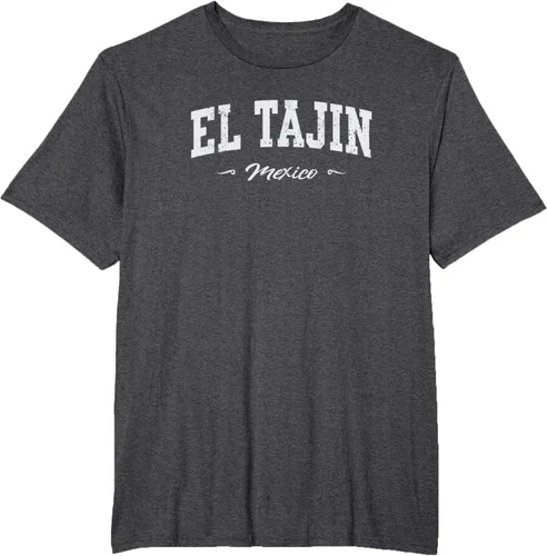 Vista 24 de Camiseta de recuerdo deportivo El Tajin Mexico, Negro