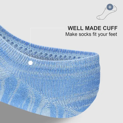 Vista 6 de Calcetines para hombre, calcetines de corte bajo, calcetines cortos para hombre, calcetines casuales de algodón