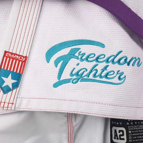 Vista 4 de FLUORY JJ Gi, uniforme brasileño Jiu Jitsu para hombres y mujeres
