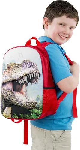 Vista 3 de Rhode Island Novedad 3D espuma T-rex mochila 3D
