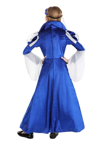 Vista 2 de Disfraz de Princesa Azul Real para Niña Multicolor