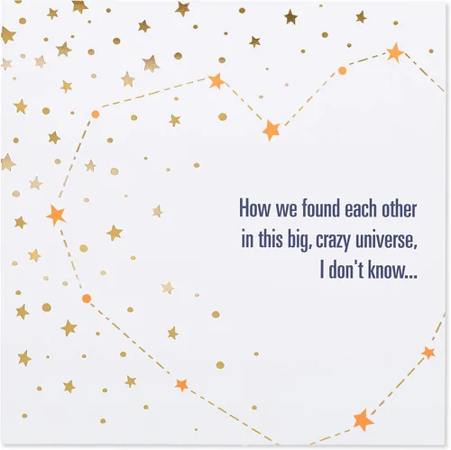 Vista 5 de American Greetings Tarjeta de cumpleaños romántica desplegable (romántica)