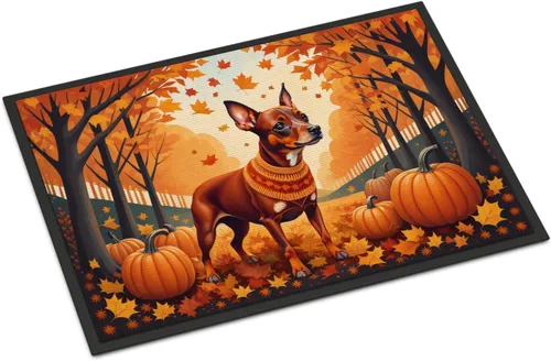 Vista 52 de Caroline's Treasures DAC1041MAT - Tapete de algodón de Tulear para puerta delantera, 18 x 27 pulgadas, para interiores y exteriores, para entrada