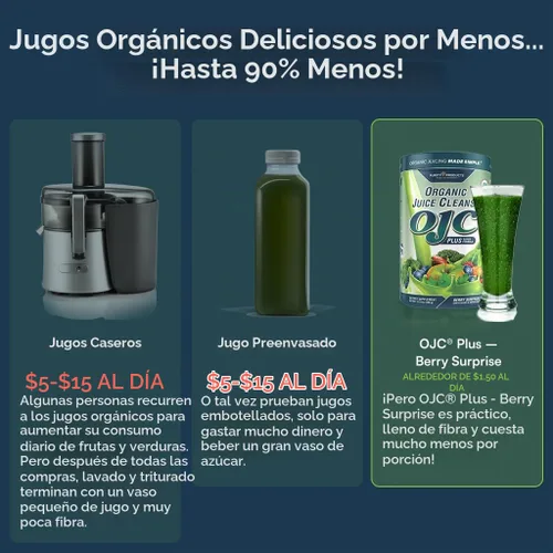 Vista 4 de Jugo certificado Organic Juice Cleanse, (OJC) Plus, Berry Surprise (12.28 onzas) de Purity Products
