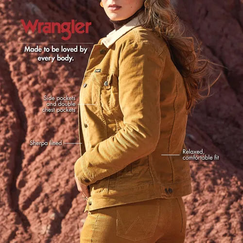 Vista 5 de Wrangler Chaqueta Sherpa de ajuste holgado para mujer