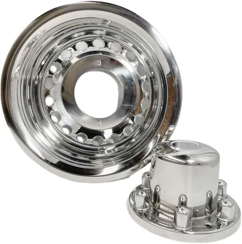 Vista 7 de Juego de simuladores de rueda de acero inoxidable pulido de 16 pulgadas para doble rueda, compatible con Dodge, Mercedes y Freightliner Sprinter Van