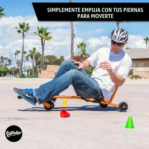 Vista 4 de EzyRoller - Nuevo Triciclo Pro-X para niños y adultos - Naranja