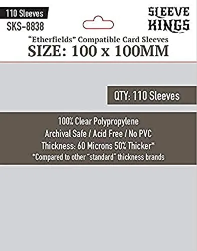 Vista 15 de Sleeve Kings Fundas para tarjetas estándar, 110 unidades, transparentes de 60 micrones de grosor, tamaño mini (1.575 x 3.504 in), compatibles