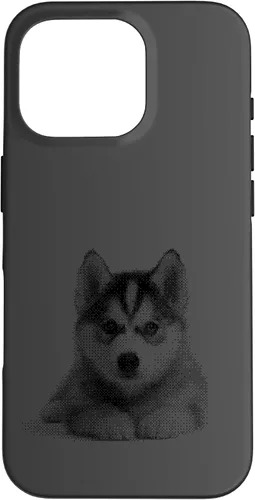 Vista 20 de Chic Husky Puppy for Dog Mom and Paw Parents Case for iPhone 16