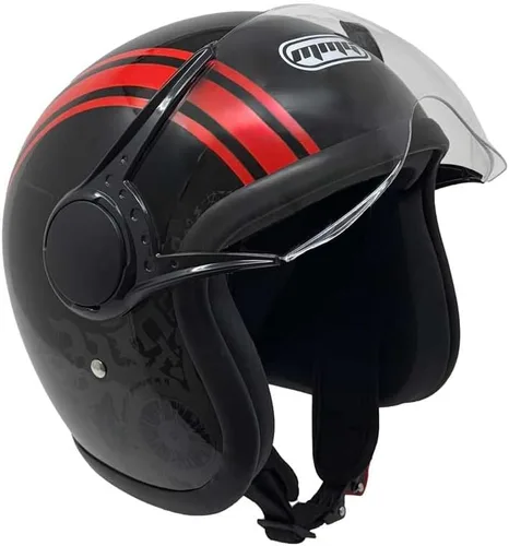 Vista 2 de MMG Casco de cara abierta para motocicleta Modelo 37
