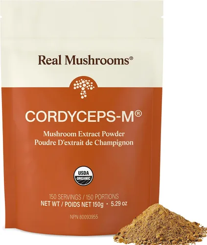Vista 9 de Real Mushrooms Polvo de Hongos Cordyceps - Polvo de Cordyceps Orgánico Apoyo para Energía y Bienestar de Hongos - Rico en Beta Glucanos - Suplemento