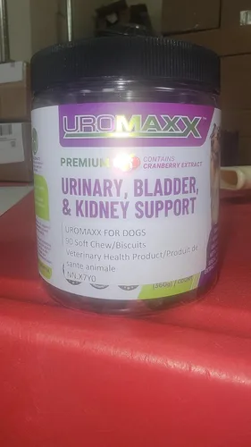 Vista 8 de Uromaxx Tratamiento de infección del tracto urinario para perros, soporte para la vejiga y los riñones, masticables suaves, para todas las edades