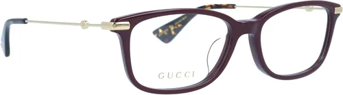 Vista 6 de Gafas Gucci GG 0112 OA- 005 BURGUNDY GOLD Borgoña Transparente Oro