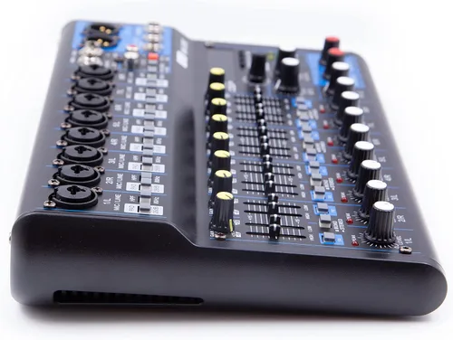 Vista 5 de EMB MX12BT 99 DSP Mezclador de audio de 12 canales Consola de mezcla MP3 escritorio de sonido con Bluetooth