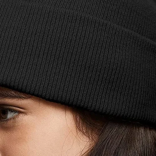 Vista 5 de KKNQRZ Gorro de anime, lindo gorro de punto bordado, holgado, cálido, para otoño, invierno, parejas
