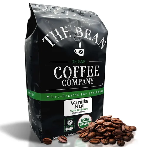 Vista 59 de The Bean Organic Coffee Company Aloha Bean (avellana hawaiana), tostado medio, café en grano entero, bolsas de 16 onzas (paquete de 2)