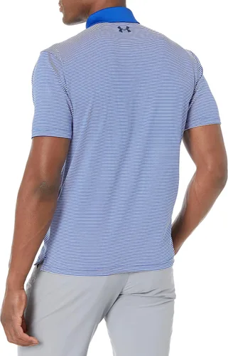 Vista 2 de Under Armour Performance - Camiseta de golf tipo polo a rayas para hombre