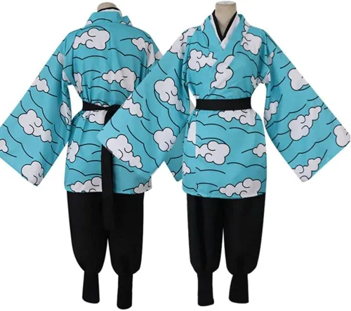 Vista 4 de Urokodaki Sakonji Disfraz de Kimono de Halloween