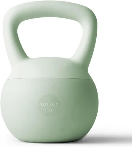 Vista 16 de YOTTOY Pesa rusa suave, pesas rusas con agarre antideslizante para entrenamientos en casa, juego de pesas rusas fuerza y seguridad garantizadas