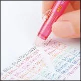 Vista 3 de Pilot FriXion Ball Slim 038 Bolígrafo retráctil de tinta de gel borrable, punta extrafina, 0.015 in, tinta azul, LFBS-18UF-L, juego económico de 5